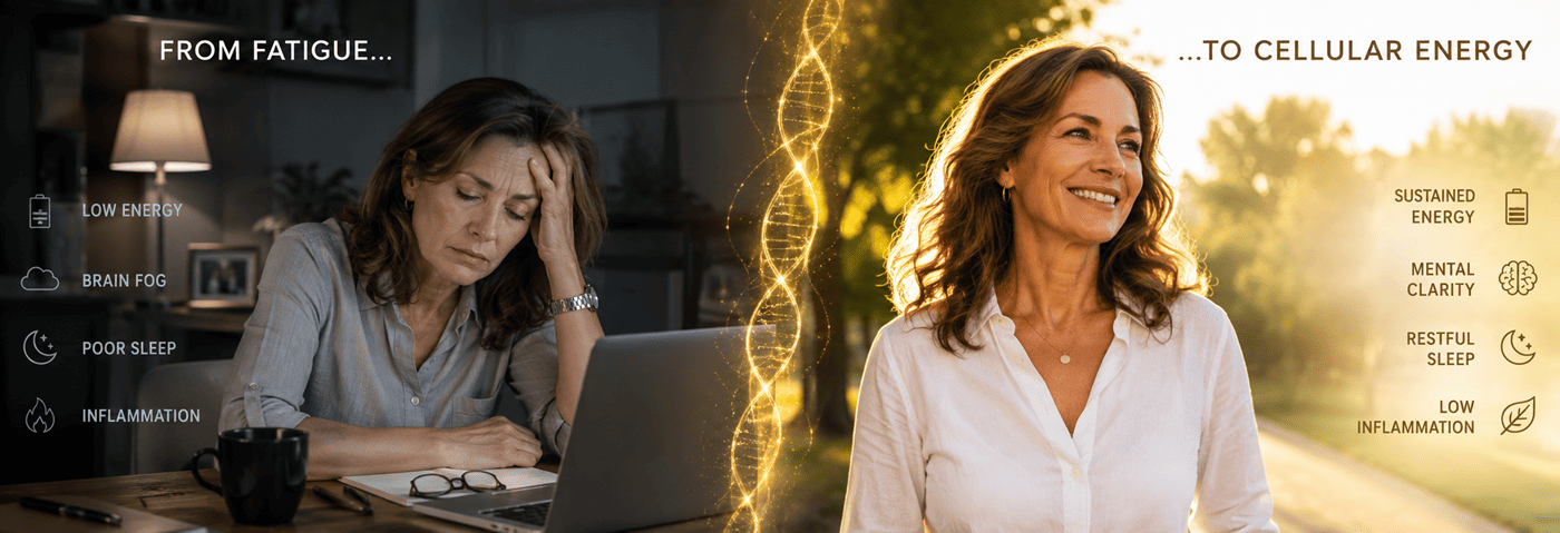 From fatigue to cellular energy — NAD+ transformation before and after