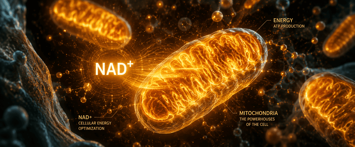 NAD+ cellular energy optimization — mitochondria the powerhouses of the cell